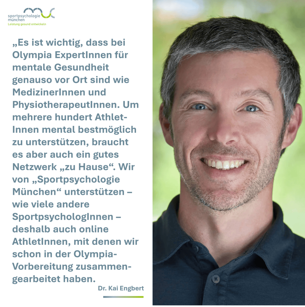 Dr. Kai Engbert von Sportpsychhologie München erklärt seine Arbeit für Olympia-AthletInnen 